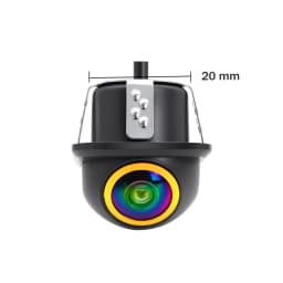 CCD AHD 1080P Backup Camera 180 Degree Golden Fisheye HD Night Vision Rear View Camera 12V Front View Punching Embedded Camera