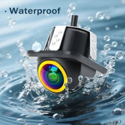 CCD AHD 1080P Backup Camera 180 Degree Golden Fisheye HD Night Vision Rear View Camera 12V Front View Punching Embedded Camera