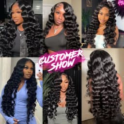 Loose Deep Wave Bundles  Raw Virgin Human Hair Brazilian 30 32 Inch Curly Hair Bundles  Human Hair Extensions Wholeasle 8-40 Inch Natural Wave Raw Human Hair Extensions Virgin Deep Wave Hair Bundles Wet And Wavy Hair Bundles 3/4 Pcs Extension