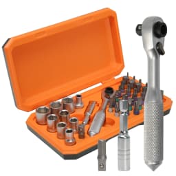 Precision Screwdriver Set with Ratchet Wrench & Magnetic Bit Driver | Wrench Extender, Mini Ratchet Set, For Bicycle, Phone, Computer, Furniture Repair, DIY Projects