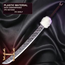 Jujutsu Kaisen 128cm 50in Long 50in Style Plastic Large Katana Sword Safe Unsharpened Toji Cosplay Display Photo Prop Gift
