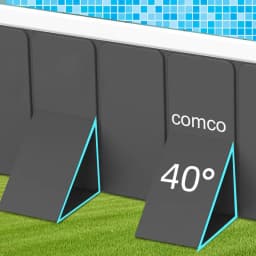 Large Inflatable Pools, Available in 2.6m, 3m Size, Perfect for Outdoor Swimming and Family Fun for Family Kids Adults Pets Water Play Thickened Wear-Resistant Outdoor Party Non-Inflatable Water Games for Kids, Adults, Dogs-Outdoor Backyard Use