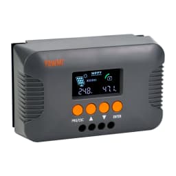 US Stock 10A MPPT Boost-Type Solar Charger Controller Compatible with 24V/36V/48V/60V/72V LiFePO4 Gel and Flooded Lead-acid Battery for RV Home Camp Boat