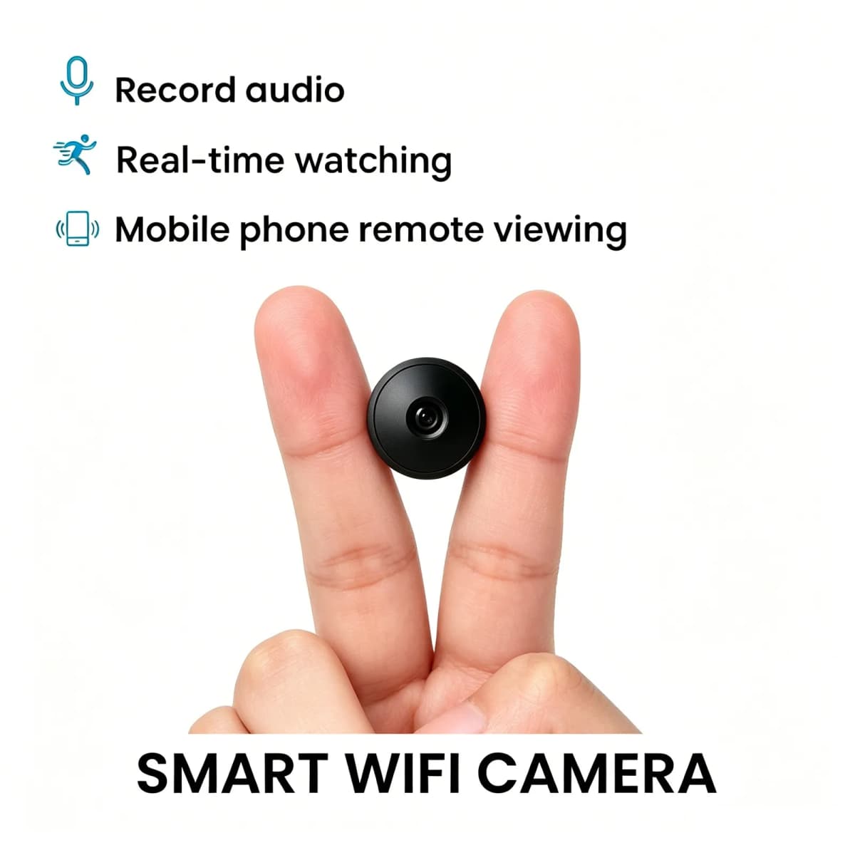 AB17New Mini Camera: Video/Audio Recording, Infrared Night Vision, Suitable for Security, Work, Sports, Pet Monitoring Pe