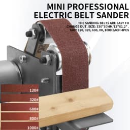Mini Electric Belt Sander DIY Polishing Grinding Machine Cutter Edges Sharpener Multifunctional Grinder Power Tool