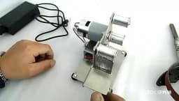 Mini Electric Belt Sander DIY Polishing Grinding Machine Cutter Edges Sharpener Multifunctional Grinder Power Tool