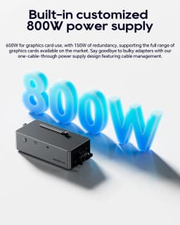 AOOSTAR AG02 EGPU Dock with OCulink USB4 Port,Built-in Huntkey 800W Power Supply, Supports TGX interface hot-swap