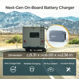 Renogy 12V 40A DC to DC Battery Charger, Using Multi-Stage Charging in RVs, Commercial Vehicles, Boats, Yachts