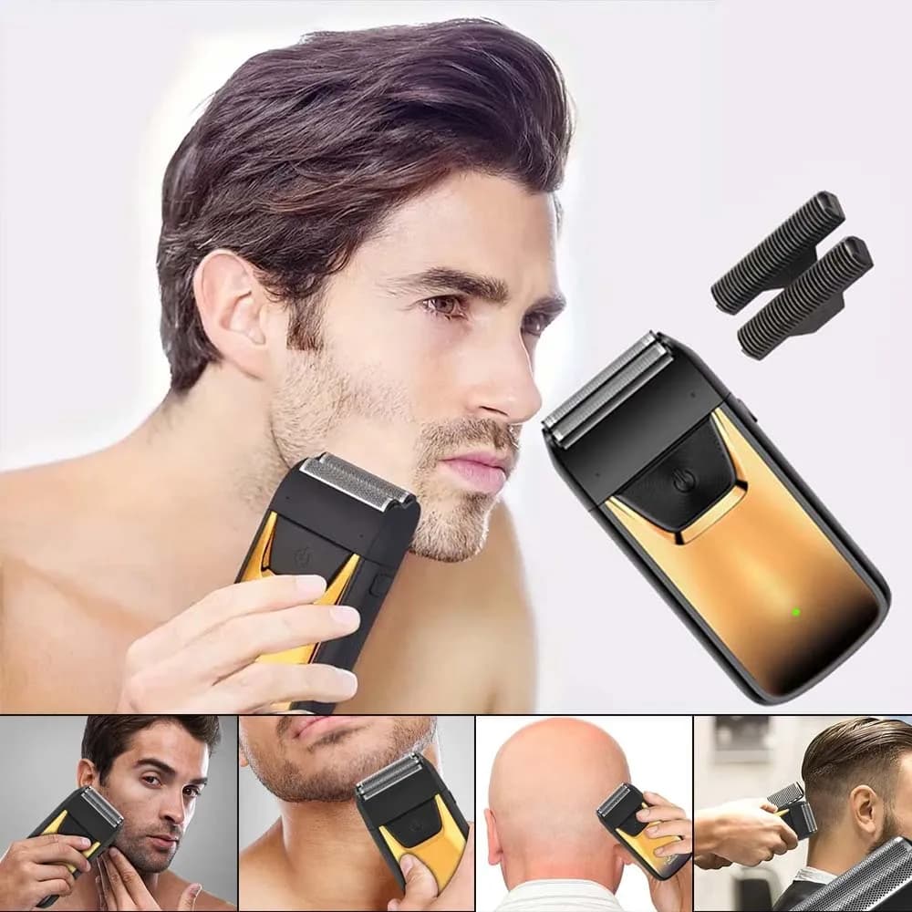 USB Rechargeable Electric Shaver for Men Cordless Beard Trimmer Shaving Barber Machines Hair Cutting Machine Trimmer for Men