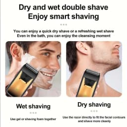 USB Rechargeable Electric Shaver for Men Cordless Beard Trimmer Shaving Barber Machines Hair Cutting Machine Trimmer for Men