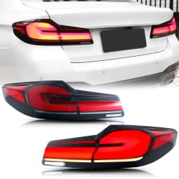 LED Tail Lights for BMW G30 F90 M5 5-Series 2017-2020 Sequential Turn Signal Rear Lamps Assembly