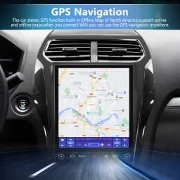 Junsun Wireless CarPlay Screen for Ford Explorer 2011-2019 Car Stereo AI Voice Car Radio Stereo Android Auto GPS Navitation