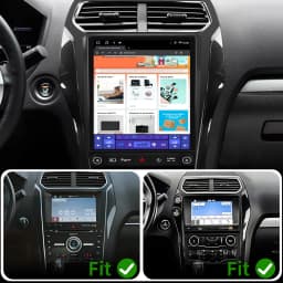 Junsun Wireless CarPlay Screen for Ford Explorer 2011-2019 Car Stereo AI Voice Car Radio Stereo Android Auto GPS Navitation