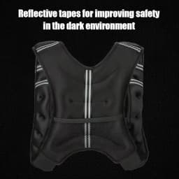 Weighted Vest for Men Women, 12 -30 Lbs Weights Included, Workout Equipment Strength for Training Workout, Jogging, Cardio, Walk