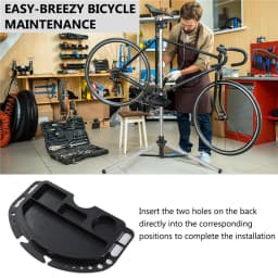 WEST BIKING Portable Bike Repair Stand Aluminum Alloy MTB Road Bicycle Repair Workstand Adjustable Storage Display Stand