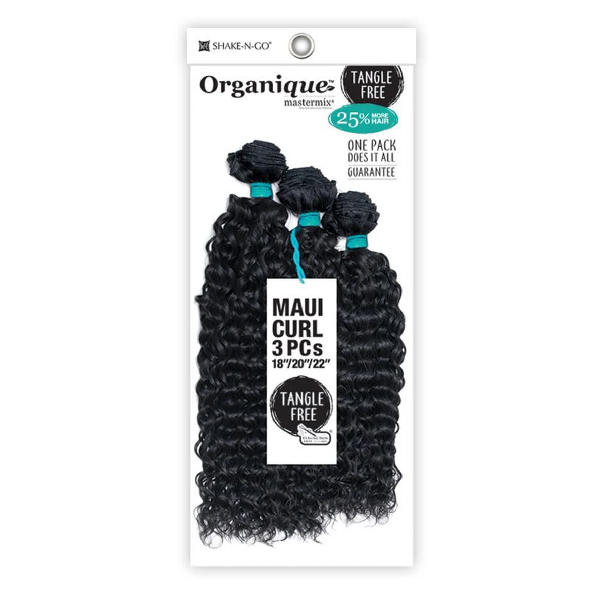 Shake-N-Go Synthetic Weave Organique Mastermix Maui Curl 3PCs (18"20"22")