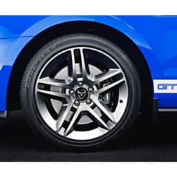 4 x Center Hubcaps Compatible with Ford Centre Caps for Alloy Wheels 54 mm Silver Black CF 29