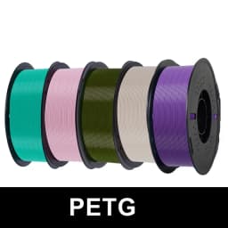 KINGROON 5KG(11LBS) PLA PETG HS-PLA HS-PETG Filament 1.75mm High Speed 3D Printer Material Matte PLA 1kg*5 Roll Mix Color New