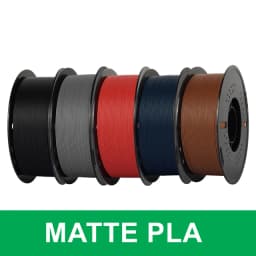 KINGROON 5KG(11LBS) PLA PETG HS-PLA HS-PETG Filament 1.75mm High Speed 3D Printer Material Matte PLA 1kg*5 Roll Mix Color New