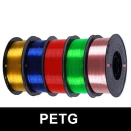 KINGROON 5KG(11LBS) PLA PETG HS-PLA HS-PETG Filament 1.75mm High Speed 3D Printer Material Matte PLA 1kg*5 Roll Mix Color New