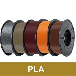 KINGROON 5KG(11LBS) PLA PETG HS-PLA HS-PETG Filament 1.75mm High Speed 3D Printer Material Matte PLA 1kg*5 Roll Mix Color New