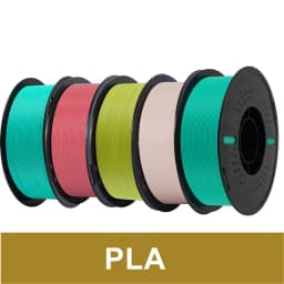 KINGROON 5KG(11LBS) PLA PETG HS-PLA HS-PETG Filament 1.75mm High Speed 3D Printer Material Matte PLA 1kg*5 Roll Mix Color New