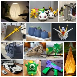 KINGROON 5KG(11LBS) PLA PETG HS-PLA HS-PETG Filament 1.75mm High Speed 3D Printer Material Matte PLA 1kg*5 Roll Mix Color New