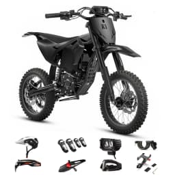 QRONGE X1 Spark Electric Dirt Bike for Teens Adults 4500W Peak Electric Motorcycle 60V 28.8Ah E-Dirt Bike 60 Mile Range E-Bike + 1 Year Warranty