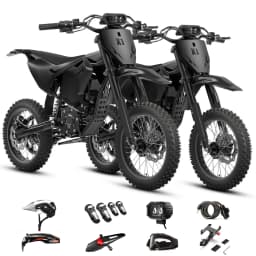 QRONGE X1 Spark Electric Dirt Bike for Teens Adults 4500W Peak Electric Motorcycle 60V 28.8Ah E-Dirt Bike 60 Mile Range E-Bike + 1 Year Warranty
