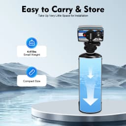 2T/4409lbs/H Digital Control Water Valve Automatic House Water Soft Control Valve for Water Softener Whole 5600SM Flow Type