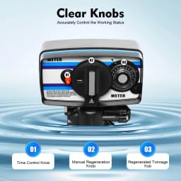 2T/4409lbs/H Digital Control Water Valve Automatic House Water Soft Control Valve for Water Softener Whole 5600SM Flow Type