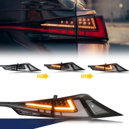 LED RGB Tail Lights Assembly for Lexus IS250 IS350 IS300 IS200t ISF 2014-2020 3IS Color Change Clear Rear Lamps Assembly