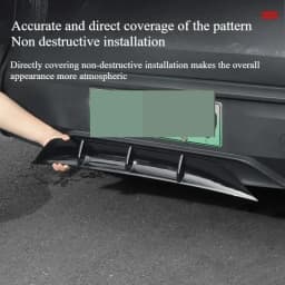 Rear Bumper Spoiler Lip Launchplate Diffuser For Tesla Model Y Juniper 2025 2026