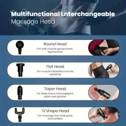 Mini Fascia Gun Household Portable Muscle Relaxer USB Rechargeable Small Massager Deep Tissue Percussion Random Color