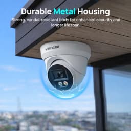 VIKYLIN 8MP IP Security Camera Poe 4K Smart Dual Light Audio Fixed Camera Human Vehicle Detection Support SD Storage ONVIF IP67 Home CCTV Outdoor Surveillance Camera