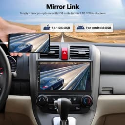 9''Car Radio Stereo Android15 GPS Navigation for Honda CRV 2007-2011 with Carplay Android Auto WiFi Bluetooth AHD Camera 2+64GB