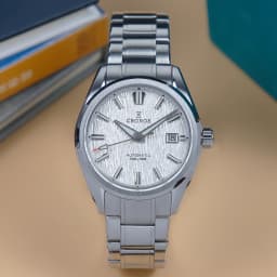 Cronos Men Watch 39mm Automatic Wristwatches White Birch Dial Solid Links Sapphire 10 ATM L6037M