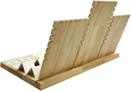 Wooden Jewelry Display Stand Set Storage Rack for Necklace Pendant Ring Earring Organizer Exhibition Showcase