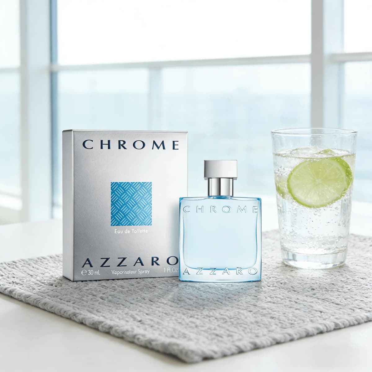 Chrome men Eau De Toilette Spray 3.38 oz Fragrant citrus notes Long-lasting fragrance