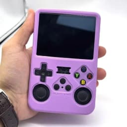 R36S/R35SPlus Game Console Storage Bag EVA Hard Portable Protective Case Accessories R36S Silicone Cover, Screen Protector Film