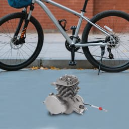 80cc 2-Stroke Pedal Bicycle Engine, Fuel Motorized Bicycle, 1.85kw Bike Transmission Motor CDI Ignition Cylinder Engine