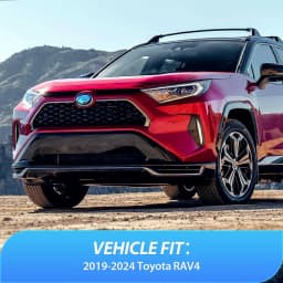 Nilight in Channel Durable Rain Guards for Toyota RAV4 2019 2020 2021 2022 2023 2024 Window Deflectors,Vent Window Visors 4PCS