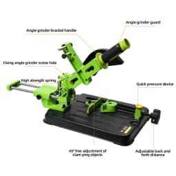 ALLSOME 1pc 100-125 Angle Grinder DIY Angle Grinder Stand Grinder Holder Support Bracket Holder BG-612506