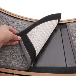 Cat Exercise Wheel 3.3ft Inner Diameter, Foldable Large Cat Treadmill for Indoor Cats Holds 110lbs 8 Silent Rollers