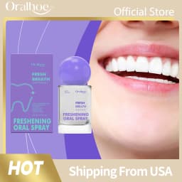 Mint Flavor Oral Spray Long-Lasting Freshness Bad Oral Odor Removal Teeth Cleaning Travel-Sized Portable Mouth Breath Freshener
