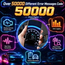 ELM327 Car Diagnostic Scanner 2026 OBD2 Code Reader