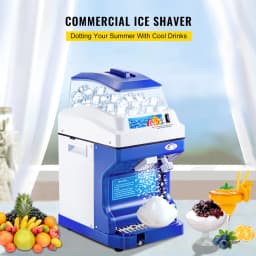 SucceBuy Commercial Ice Shaver Crusher 441LBS/H with 11LBS Hopper Electric Snow Cone Maker For Parties Events Snack Bar