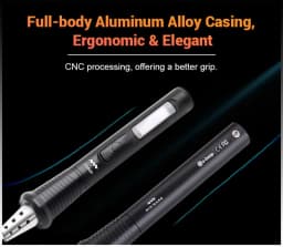 MINIWARE TS80P Smart Soldering Iron 30W Type-C OLED Screen Adjustable Temperature CNC Aluminum Alloy Casing TS1C Tips Series