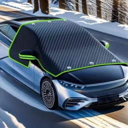 Suitable for All Car Models - Durable Oxford Cloth Windshield Cover, with Uv Protection and Snow Shield Function
