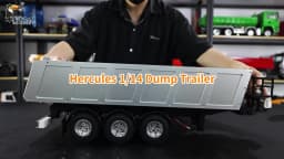 Toys 1/14 TOUCAN 2Axle RC Tractor Flatbed Semi Trailer Truck for DIY TAMIYA Model In Stock